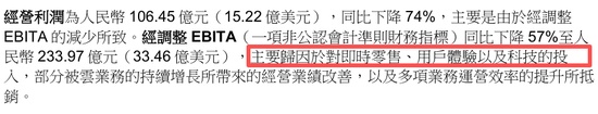  阿里巴巴财报利润显著回落；即时零售投入加码，云智能表现亮眼。 股票财经 阿里巴巴财报利润显著回落；即时零售投入加码，云智能表现亮眼。 股票财经