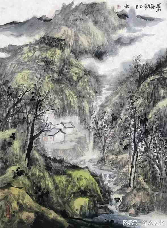  他在烟雨江南里找到了自己的艺术语言：画家张羽的水墨人生 书画藏品